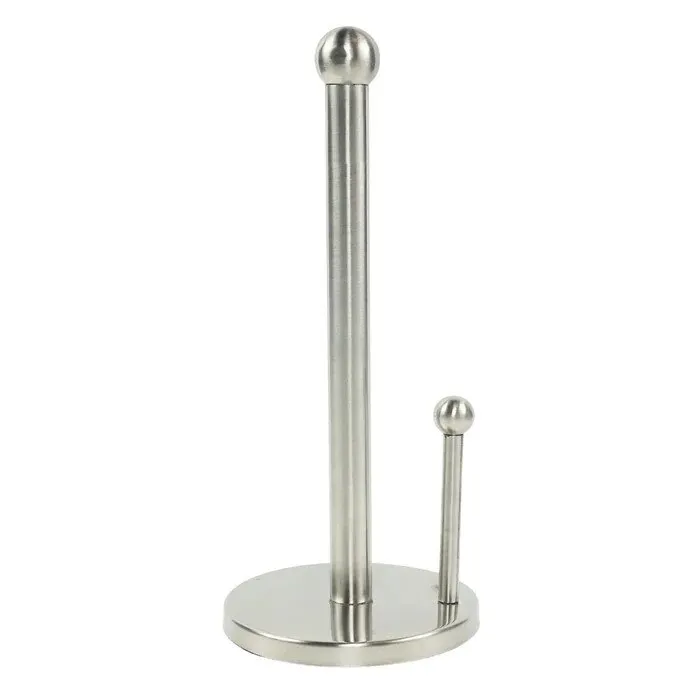 Suport bucatarie, pentru rola hartie, VK-3854, inox, argintiu, 15 x 36 cm
