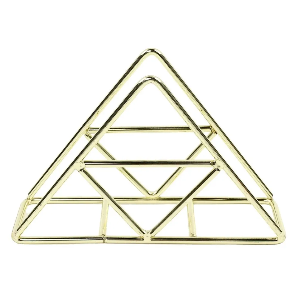 Suport bucatarie, pentru servetele, Golden A126S, metal, auriu, 17 x 5 x 11 cm