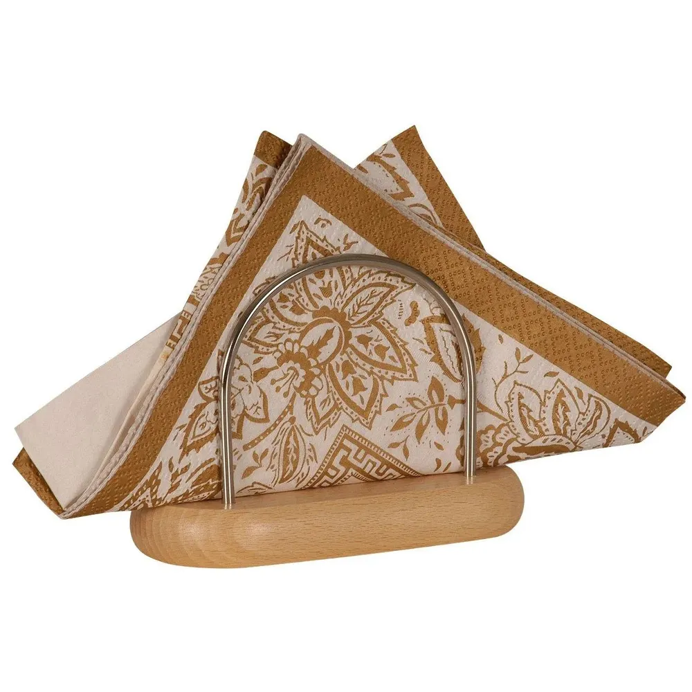 Suport bucatarie, pentru servetele, lemn, 13 x 6 x 10 cm