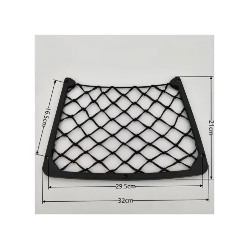 Suport buzunar auto din plasa cu rama plastic 32 x 21 cm universal — imaginea 4
