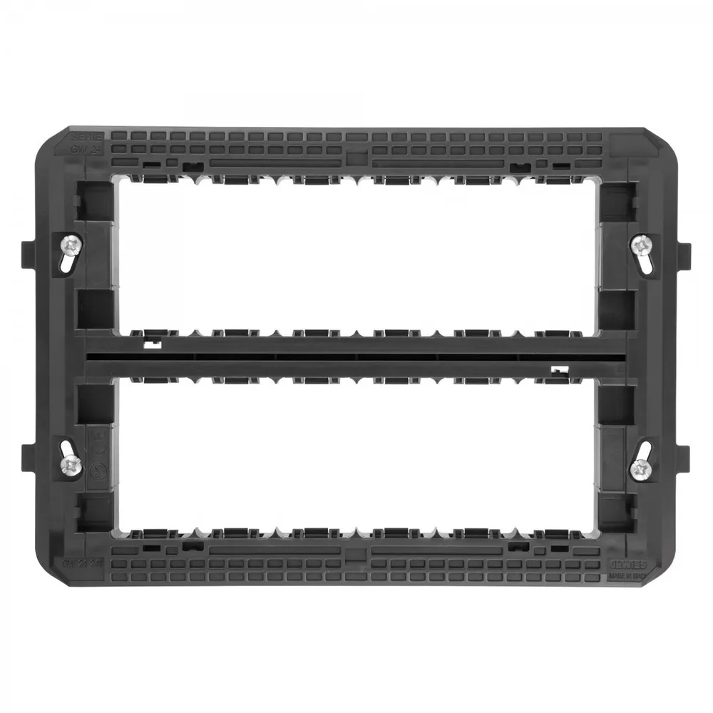 Suport Gewiss System GW24241, 12 module, pentru rama priza / intrerupator