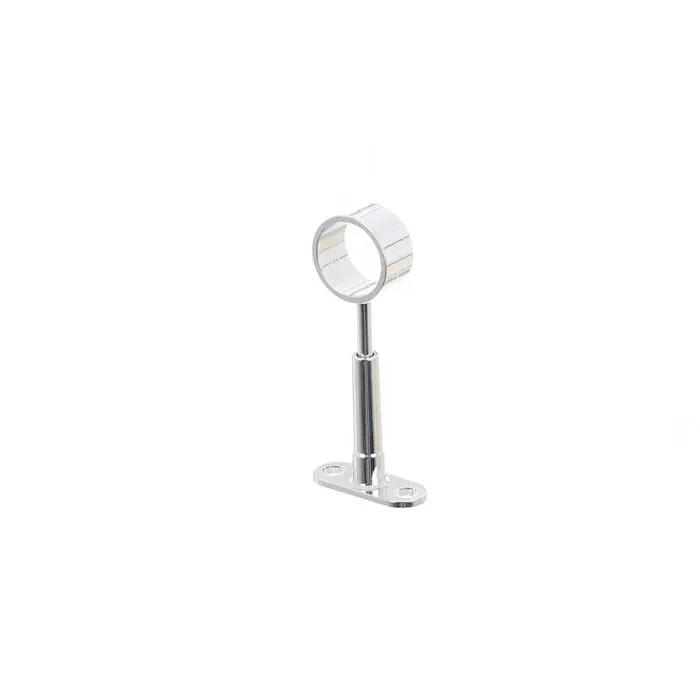 Suport metalic lateral, pentru bara haine, rotunda, D 25 mm, set 2 bucati