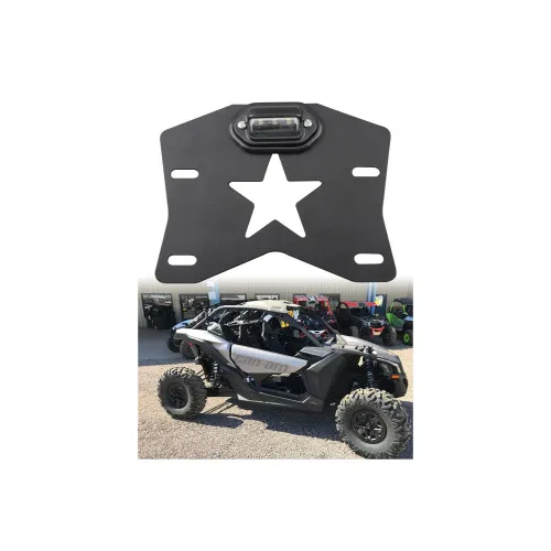 Suport numar inmatriculare 12V cu lampa LED ATV/UTV compatibil MAVERICK — imaginea 3