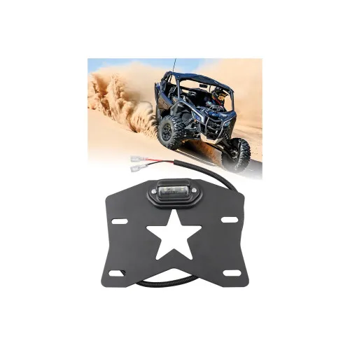 Suport numar inmatriculare 12V cu lampa LED ATV/UTV compatibil MAVERICK — imaginea 2