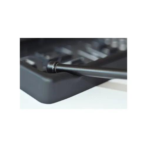 Suport numar inmatriculare fata cu amortizor protectie PU negru sistem 3Click — imaginea 3