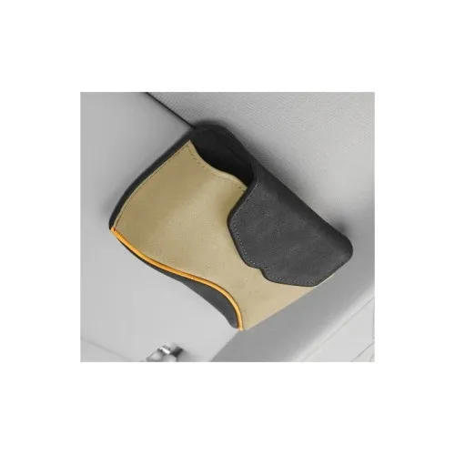 Suport ochelari premium piele ecologica bej