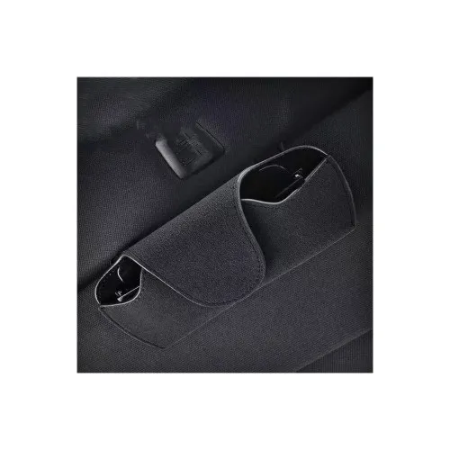 Suport ochelari premium prindere cleme parasolar negru — imaginea 2