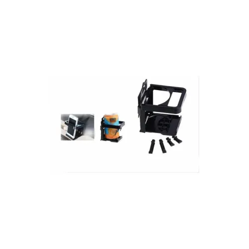 Suport pahar auto retractabil universal prindere consola bord — imaginea 4