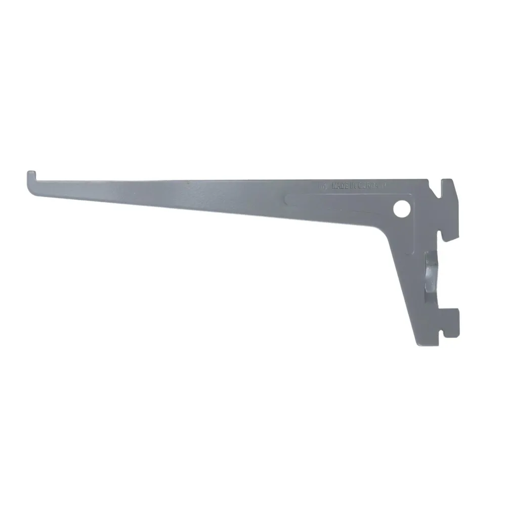 Suport pentru rafturi, model Pro, uz casnic, metal, gri, 200 mm