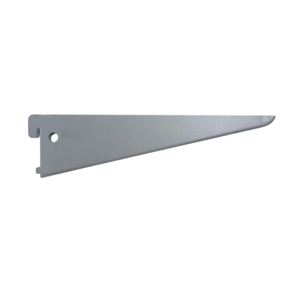 Suport pentru rafturi, model U, metal, gri, 220 mm
