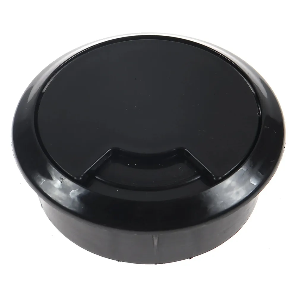 Suport pentru trecere cabluri, din plastic, negru, 60 mm