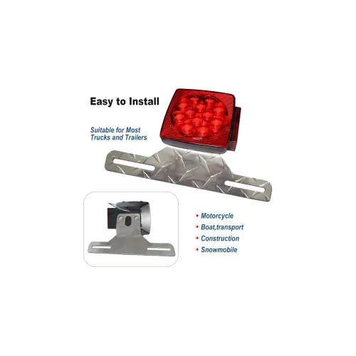 Suport placa lampa remorca — imaginea 2