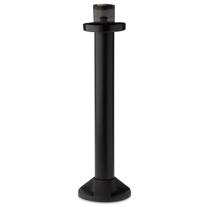 Suport stalp de iluminat ornamental Sfera, H 50 cm, negru