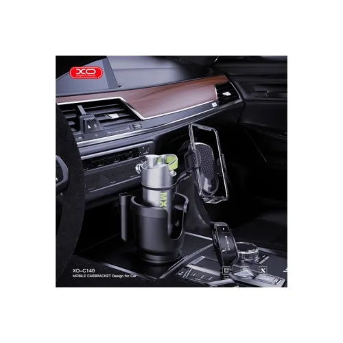 Suport telefon auto universal 2 in 1 suport pahar reglabil brat flexibil — imaginea 4