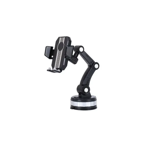 Suport telefon premium auto cu ventuza brat extensibil rotatie 360°