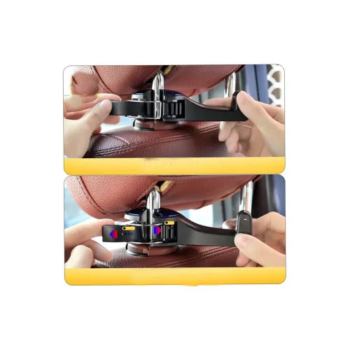 Suport telefon si tableta auto universal cu prindere pe tetiera — imaginea 5