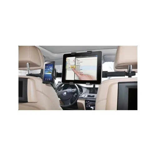 Suport telefon si tableta cu prindere intre tetiere auto universal — imaginea 2