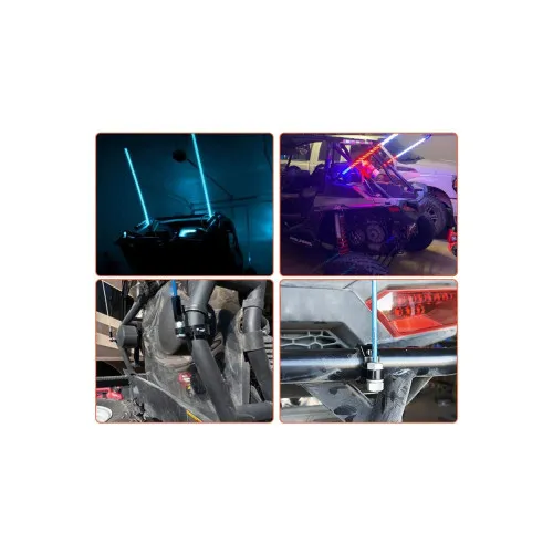 Suport universal proiectoare LED reglabil rollbar bullbar 4.5-4.8 cm — imaginea 2
