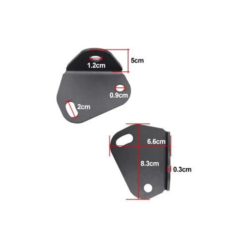 Suporti universali proiectoare LED Maverick X3 capota aripi grila set 2 bucati — imaginea 8