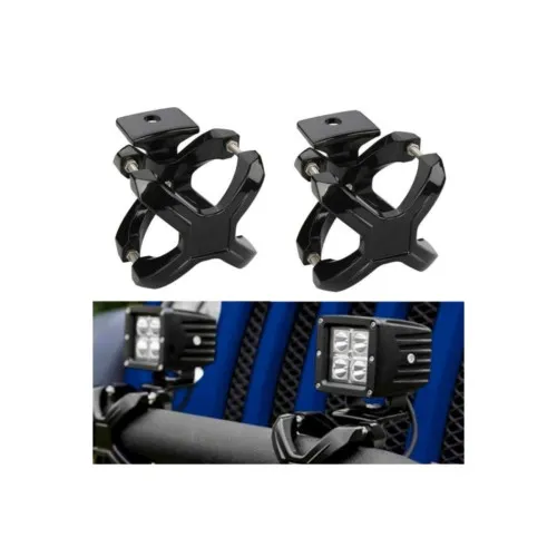 Suporti universali proiectoare LED prindere rollbar bullbar 5.1-7.6 cm set 2 bucati — imaginea 6