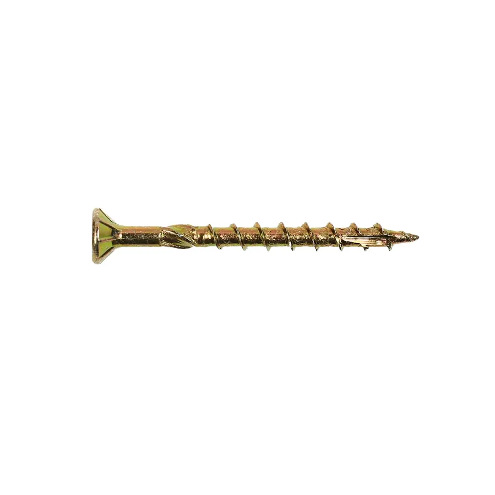 Surub autofiletant, 4x45mm, finisaj zincat galben, amprenta Torx