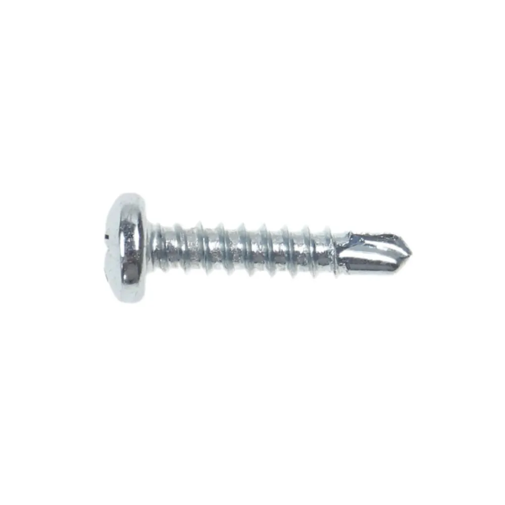 Surub autoforant pentru lemn, din otel, zincat alb, cu cap bombat, amprenta Phillips, PH 2, Friulsider, 3.5 x 16 mm