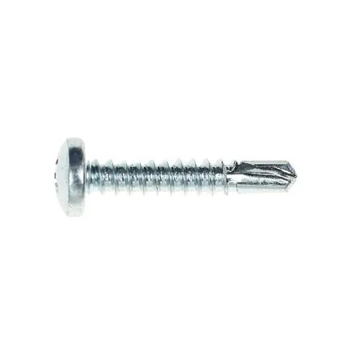 Surub autoforant pentru lemn, din otel, zincat alb, cu cap bombat, amprenta Phillips, PH 2, Friulsider, 4.8 x 25 mm, 25 bucati