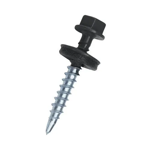 Surub autoforant PRECIT 4, 8x35 mm, gri antracit, set 250 bucati, pentru lemn