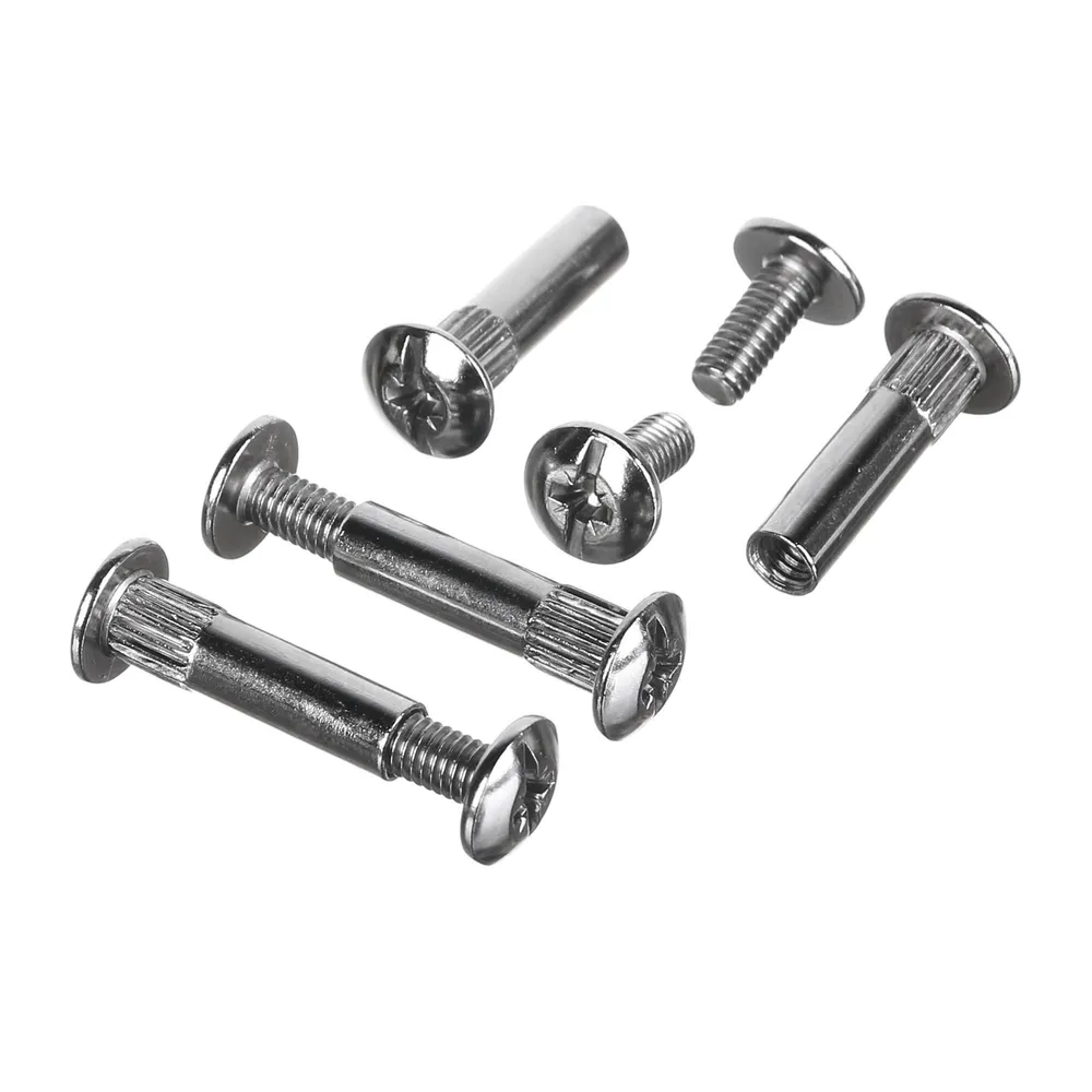 Surub conector, cap bombat, 29-40 mm, M6 (set 4 buc)