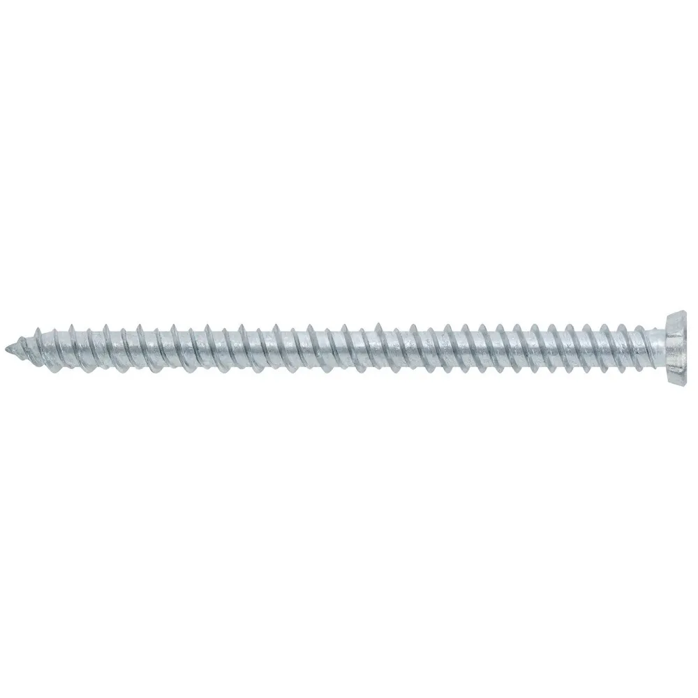 Surub montaj pentru ferestre / usi, amprenta Torx, TX 30, Friulsider VF, otel, zincat alb, 7.5 x 100 mm