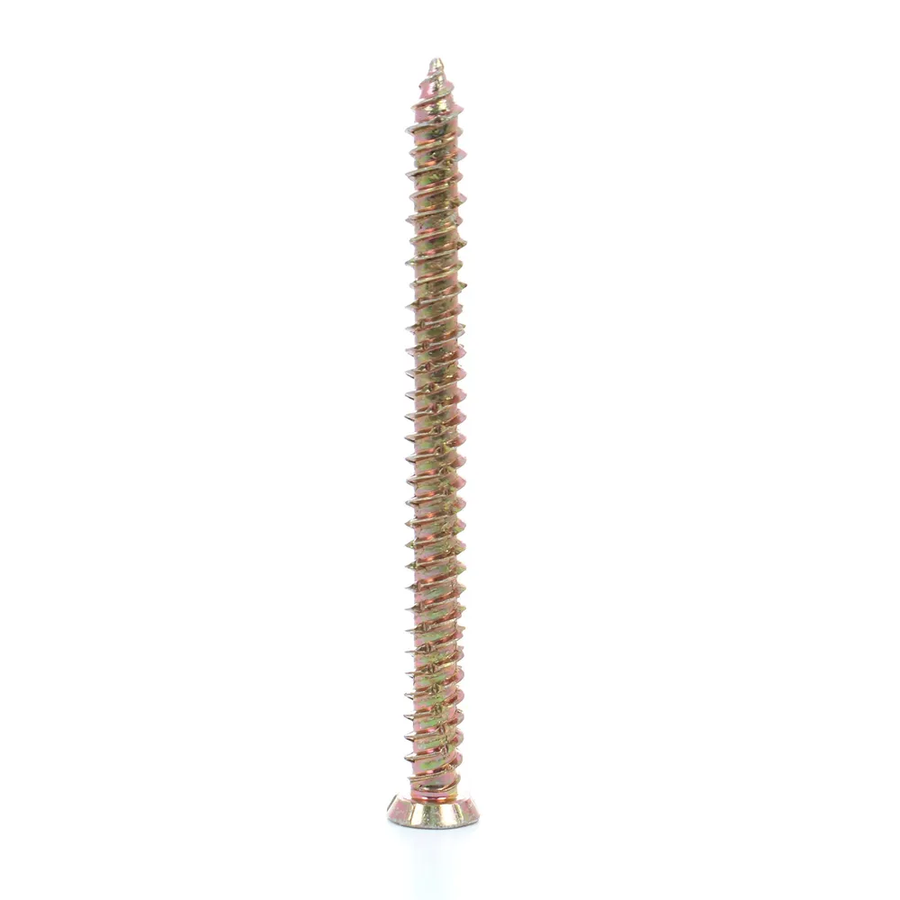 Surub montaj pentru ferestre / usi, amprenta Torx, TX 30, SEA 210, otel, zincat galben, 7.5 x 82 mm