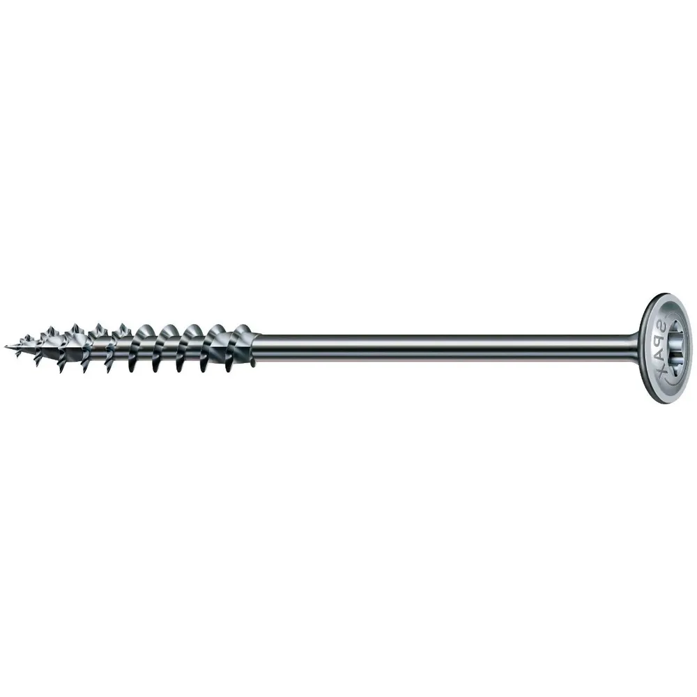 Surub pentru lemn, autofiletant, din otel, cu cap saiba, Spax, amprenta T-STAR plus, 10 x 200 mm