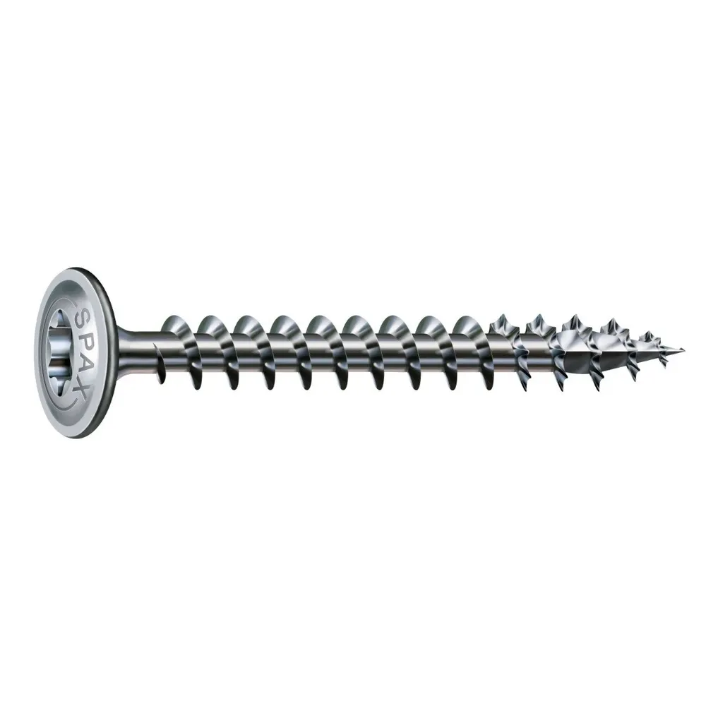 Surub pentru lemn Spax T-Star Plus, cap saiba, filetat, 6x60mm