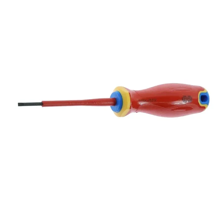 Surubelnita pentru electricieni, Holzer 583A7, VDE, profil drept, SL2.5 x 0.4 x 75 mm