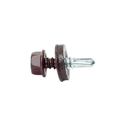 Suruburi autoforante pentru tabla 4, 8x55mm, RAL 8017, pachet 200 buc