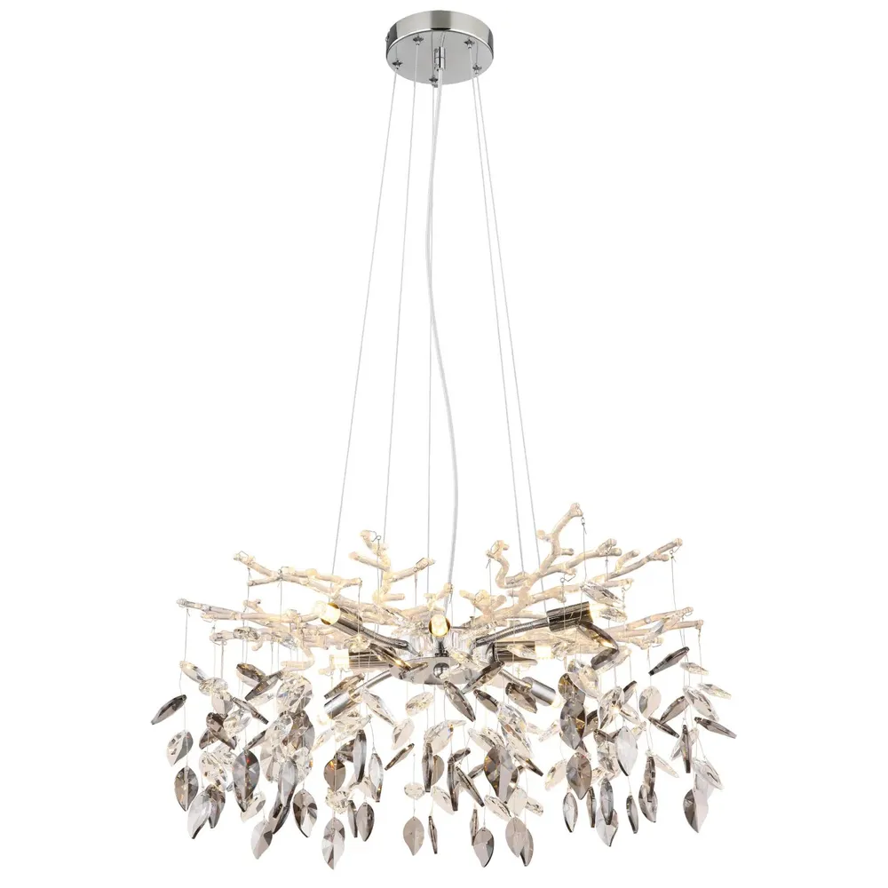 Suspensie Danna 64133-8, 8 x G9, crom, clasic
