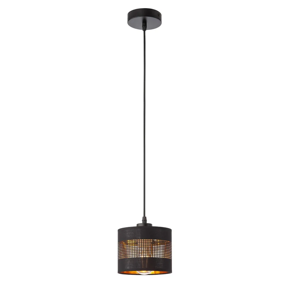 Suspensie Flint 01-2953, 1 x E27, D 150 mm, negru, modern