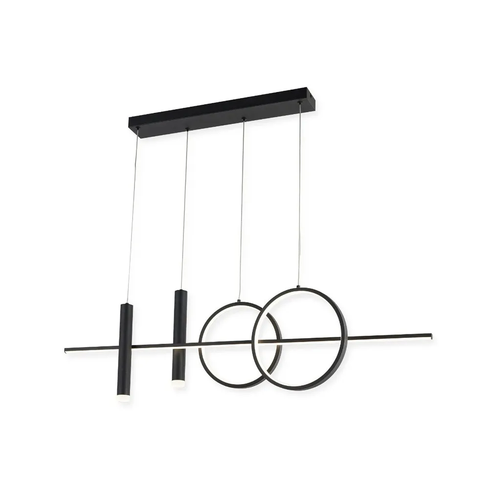 Suspensie LED Altheia KL142089, 50 W, 2417 lm, lumina neutra, negru, modern
