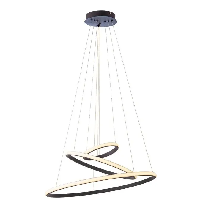 Suspensie LED Crino 01-4342, 37W, 2001/2220/2120 lm, negru, modern