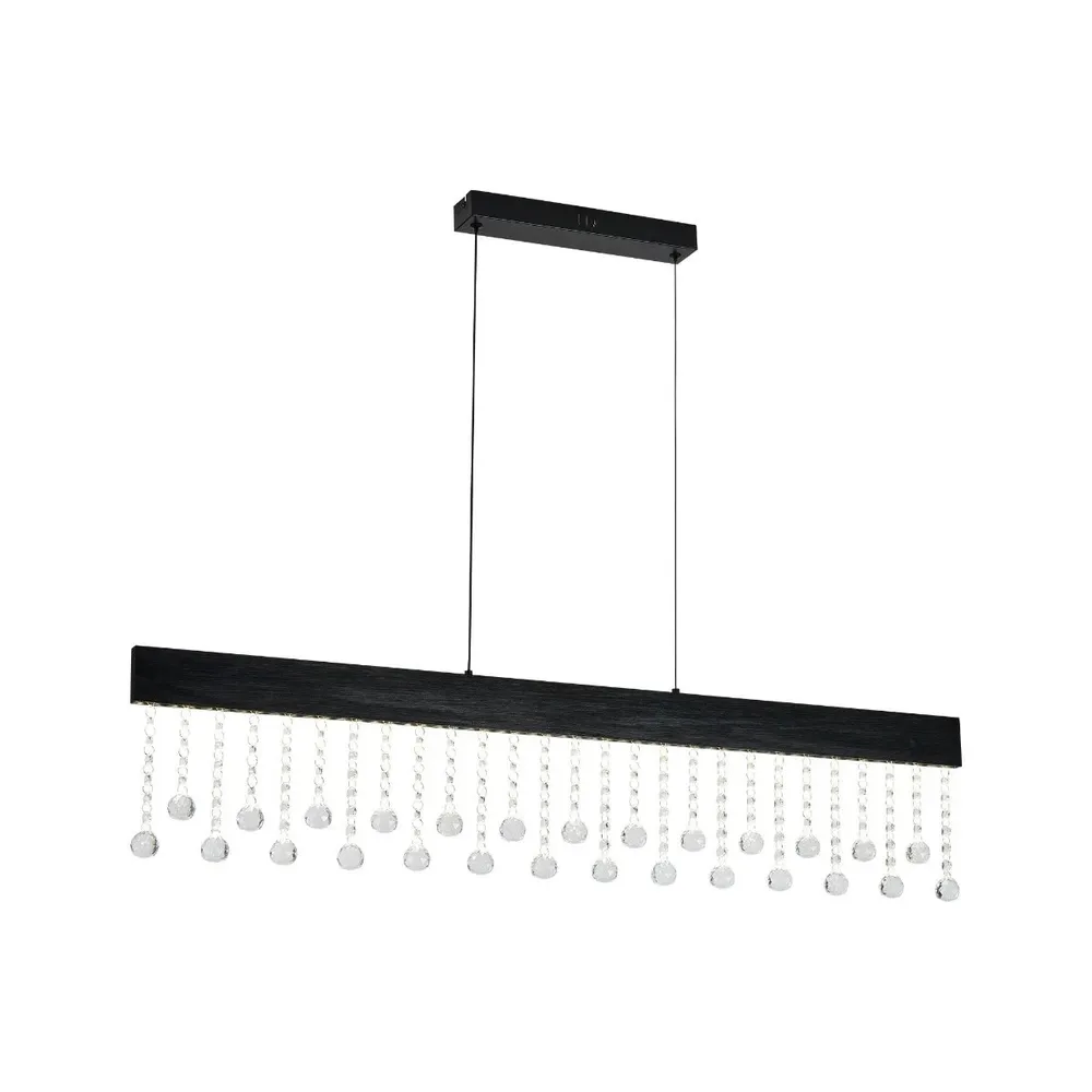 Suspensie LED Royalty KL142100, 36 W, 2210 lm, lumina neutra, negru, modern