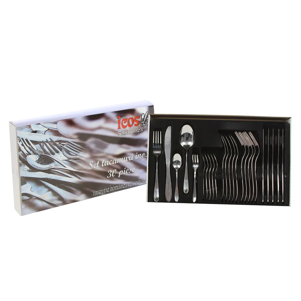 Tacamuri Icos, inox, set 30 piese