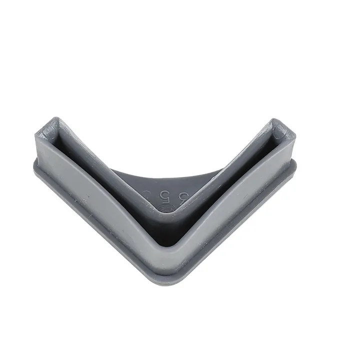 Talpa pentru picior raft modular, plastic, gri, 3.5 x 3.5 cm, set 4 bucati