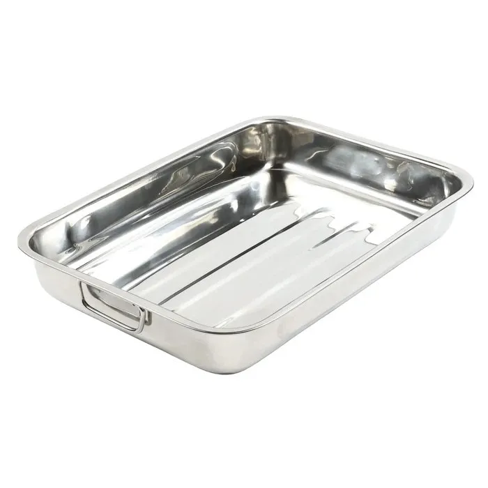 Tava cuptor, VK-2413-40, inox, dreptunghiulara, 40 x 30 x 6 cm