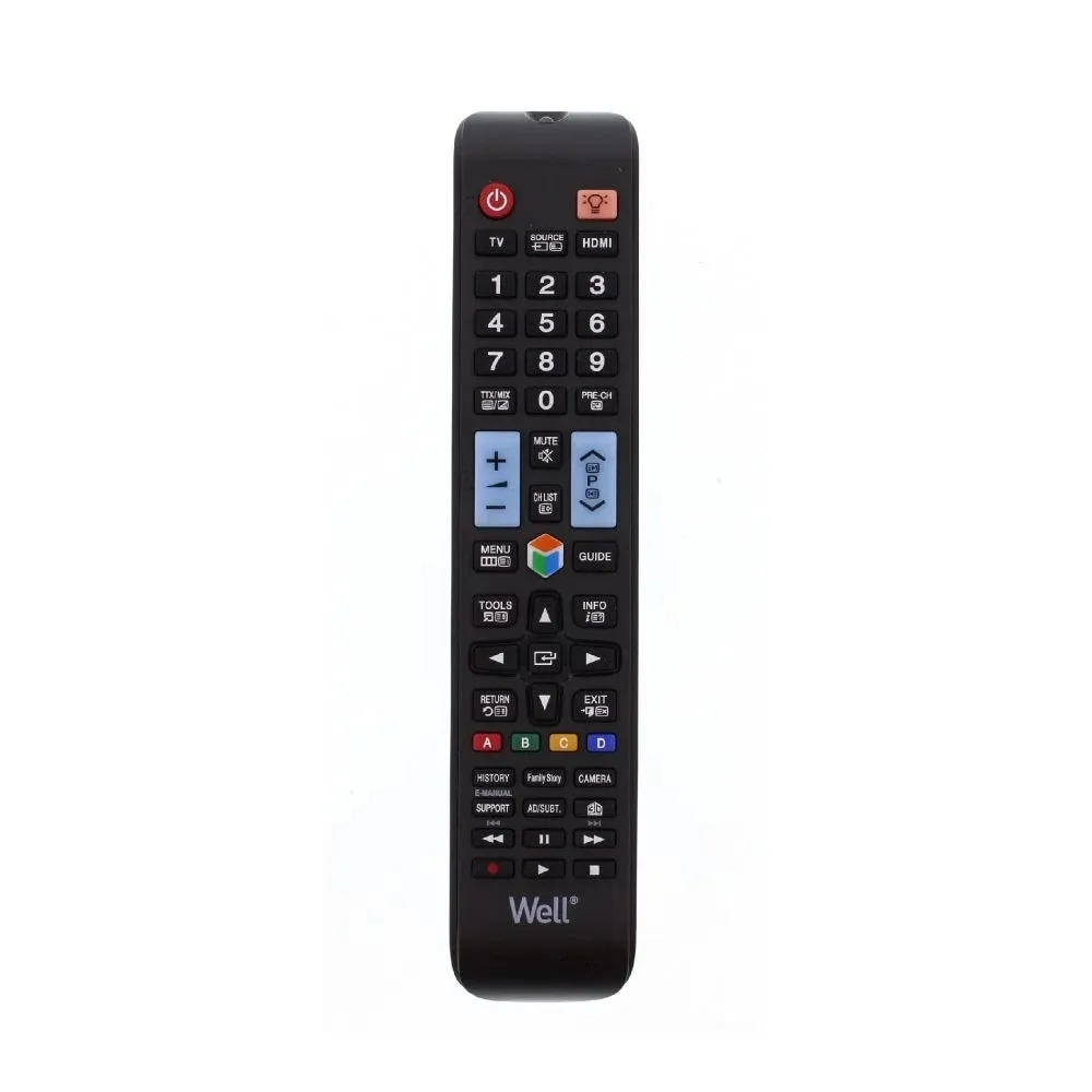 Telecomanda universala TV LCD, plastic, neagra, 8m, pentru Samsung