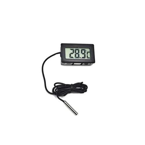 Termometru digital panou LCD cu sonda interval -50 +110 grade