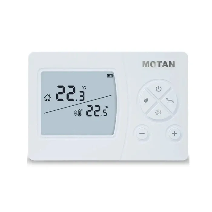Termostat de ambient pentru centrala, cu fir, Motan Senna 270, programabil, digital, 2 x AAA