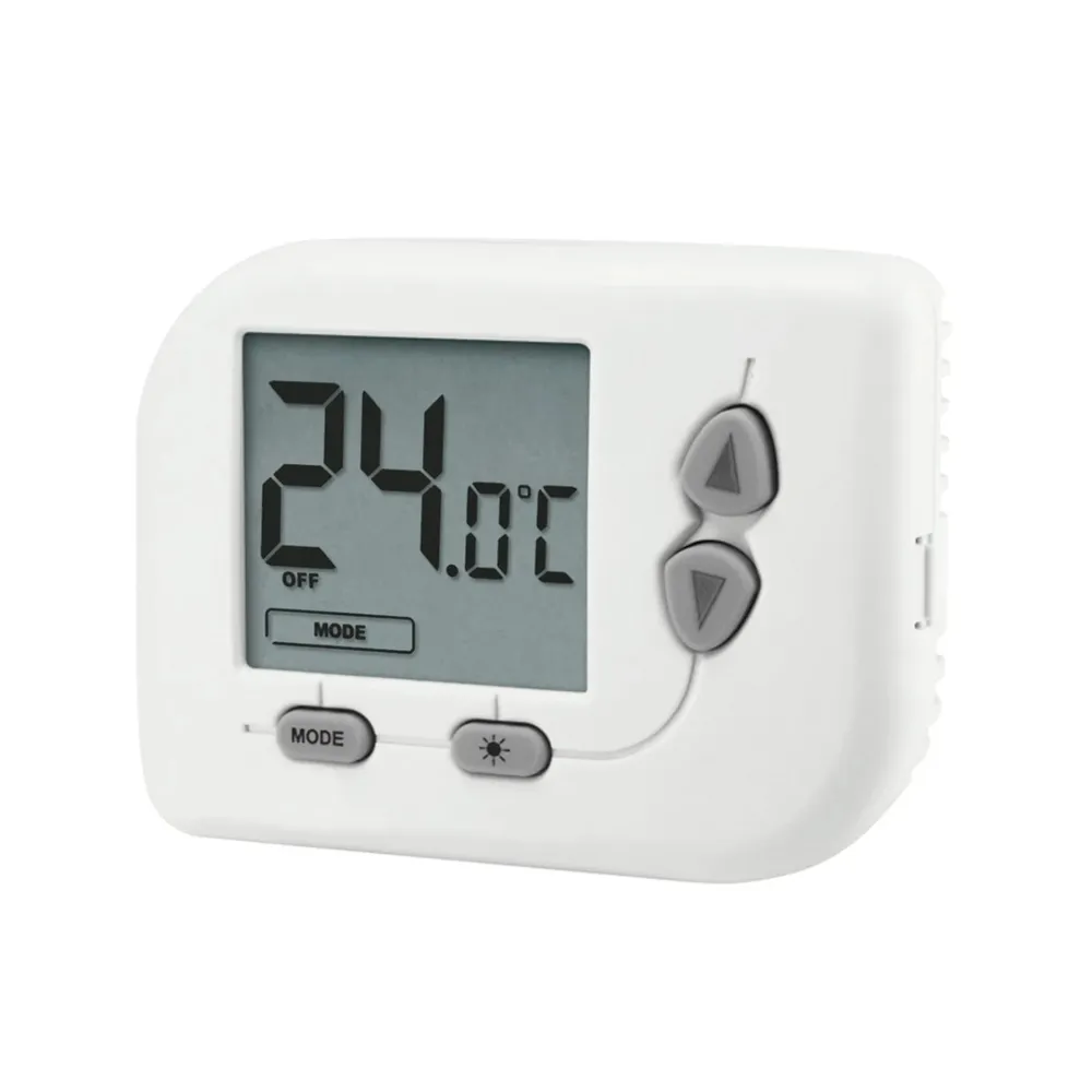 Termostat de ambient pentru centrala, cu fir, Paxton BL-BT022, digital, 2 x AAA, alb