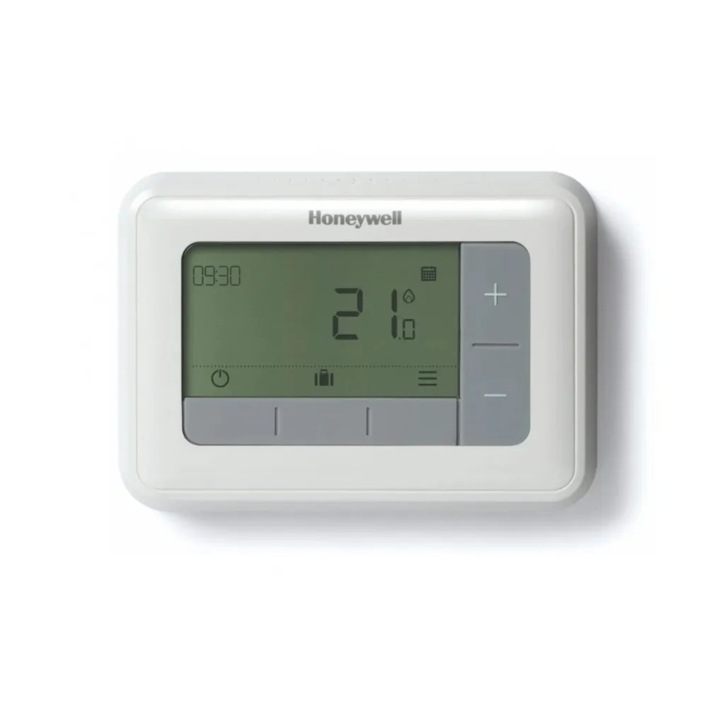 Termostat de ambient pentru centrala, wireless, Honeywell Home T4R, programabil