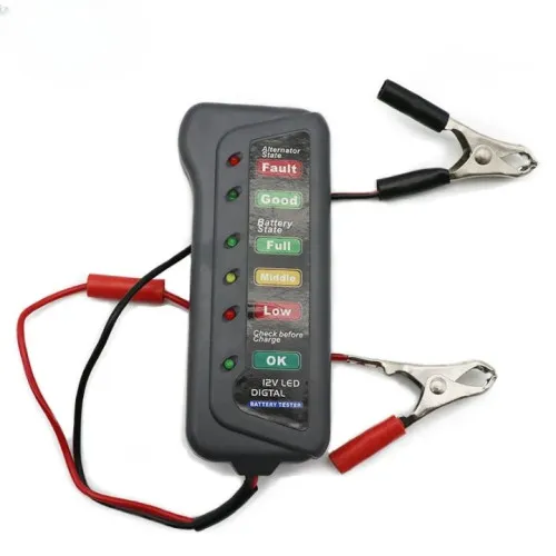 Tester pentru baterie si alternator cu indicator LED 12V — imaginea 4