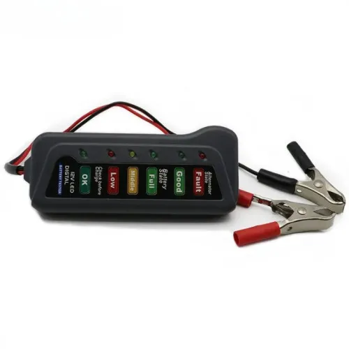 Tester pentru baterie si alternator cu indicator LED 12V